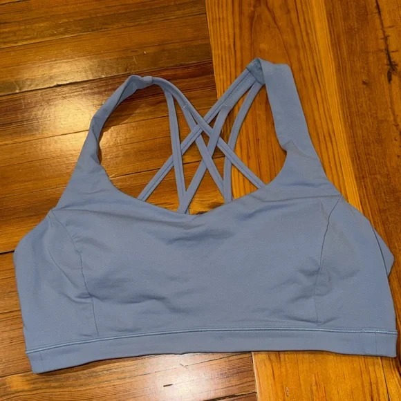 Lululemon Free to Be Serene Bra Size 10 Blue - Picture 5 of 12